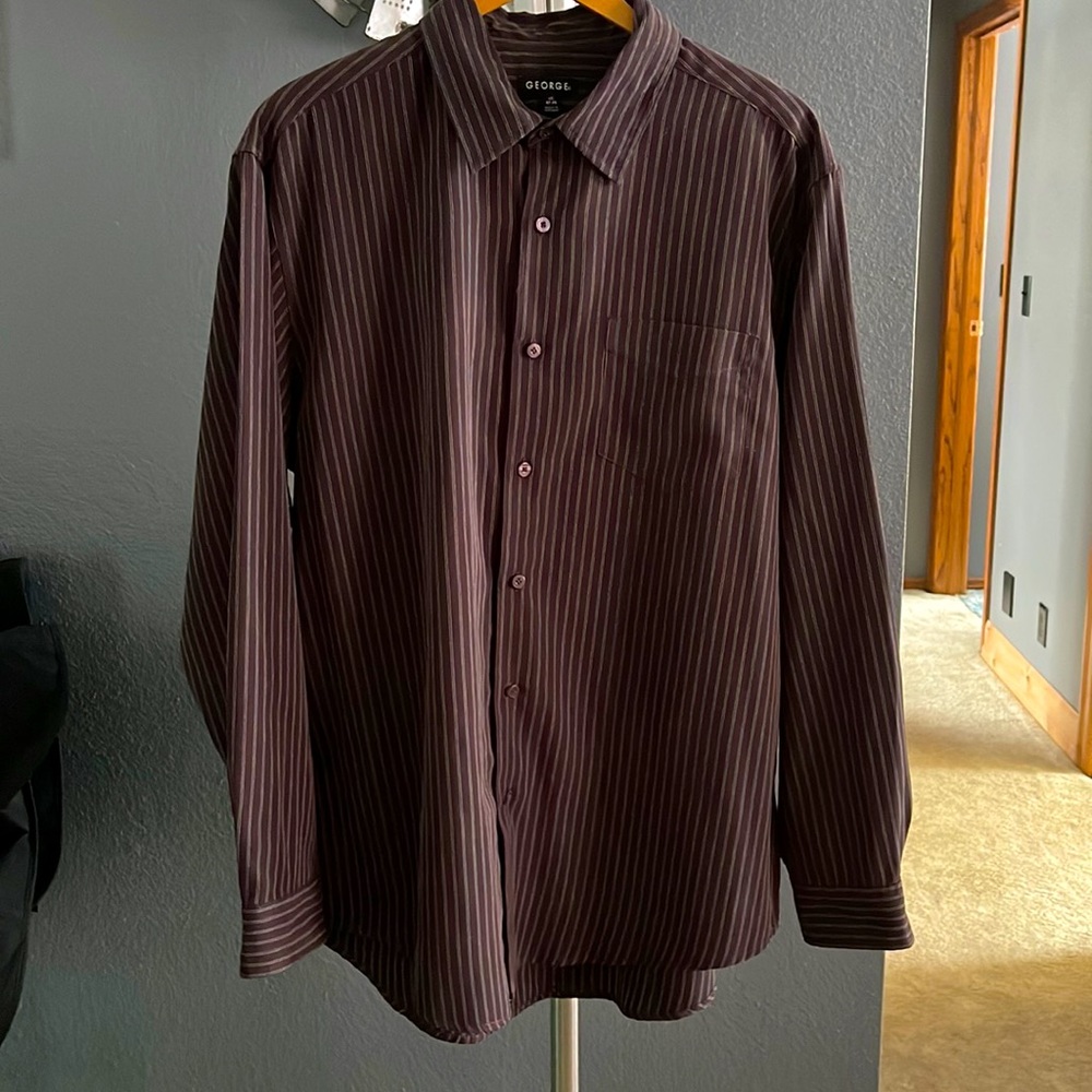 George Mens Button Up Shirt